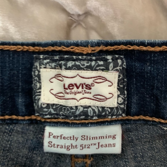 Levi’s size 16 medium perfectly slimming straight 512 EUC - Picture 4 of 5